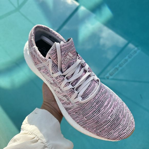 WOMEN'S adidas PureBoost Go Running Shoes Orchid Tint B75824 Size 11 - Picture 8 of 10